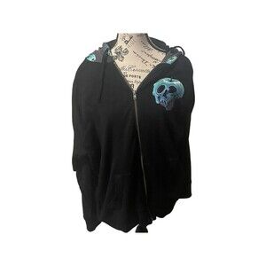 Torrid Disney Villains Poison Apple Super Soft Fleece Zip Hoodie Jacket Sz 3XL